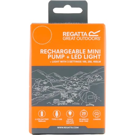 Pompe LED oplaadbaar Regatta Mini