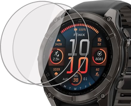 2x Geschikt voor Garmin Fenix 8 43mm / Fenix E 47mm - Screenprotector - Beschermglas - GuardCover