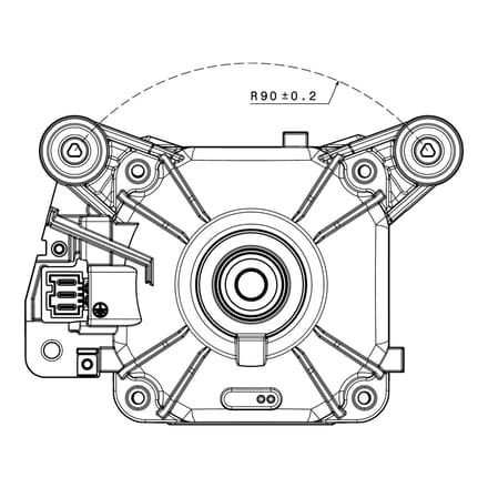 AEG motor, magneet, 195V,1133Hz,Ø25.26mm 140205250016