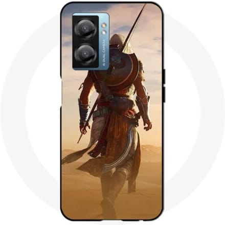 Oppo A77 5G case Assassin's Creed Soldier terug