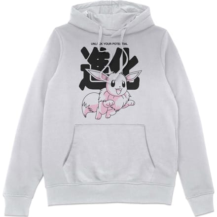 Pokémon Circle Of Eevee Evolutions Hoodie - White - M