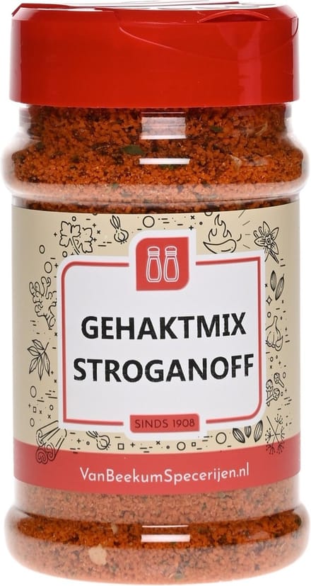 Van Beekum Specerijen - Gehaktmix Stroganoff - Strooibus 200 Gram