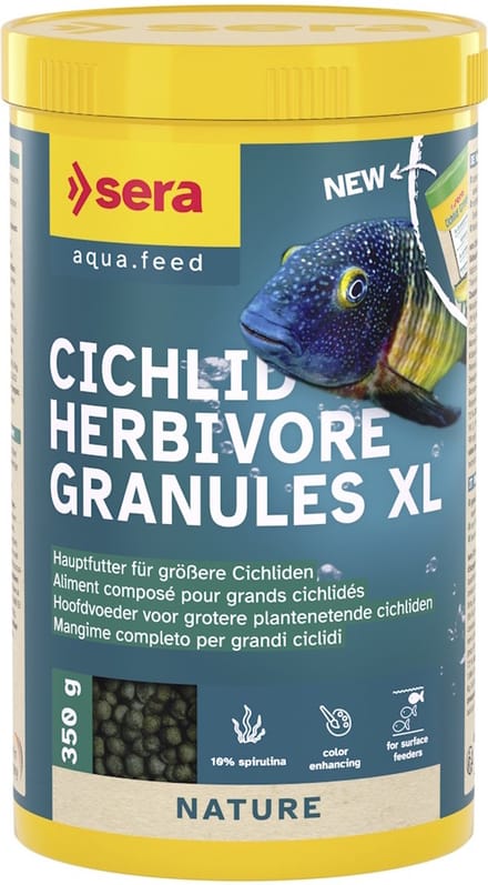 Sera Cichlid Herbivore Granules XL 1.000ML