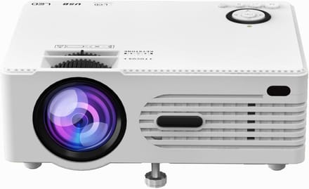 Draagbare Beamer - Videoprojector Wifi - Thuisbioscoop Maken - Full HD 1080P - 21x15x8 cm
