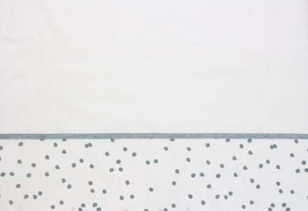 Briljant Baby Wieg Laken Spots - 75 x 100 - Stonegreen