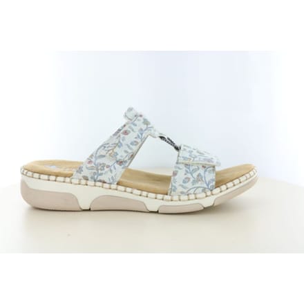 Rieker Slippers - Dames - Grijs - Maat:38