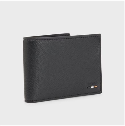 BOSS kaarthoes Ray 6 CC Card Case Black zwart