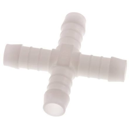 13 mm POM Kruis-Slangkoppeling [2 Stuks]