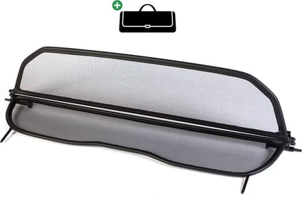 Windscherm Peugeot 207 CC | 2006-2015 | incl. luxe opbergtas | Zwart
