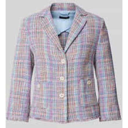 Blazer met structuurmotief