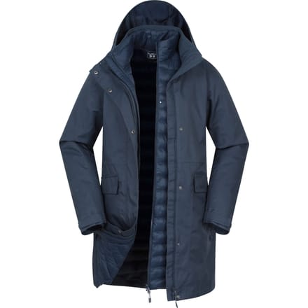 Mountain Warehouse Dames 3-in-1 Waterdichte Jas (Blauw)