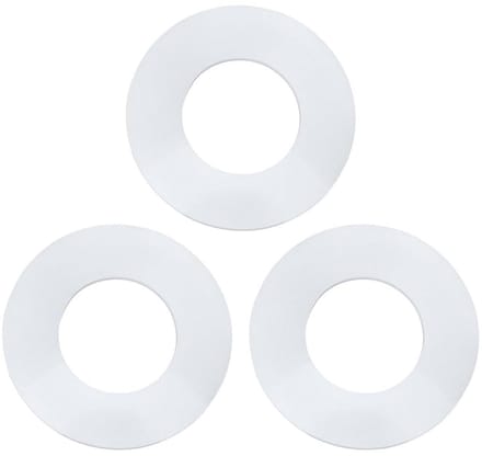 Dailygoods- Spoelklepring 3-pack - Afdichtring Geberit - Rubberen Ring - Afdichtingsring - Binnendiameter 33 mm - Buitendiameter 85 mm