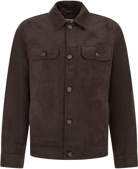 WE Fashion Heren jack met suèdelook