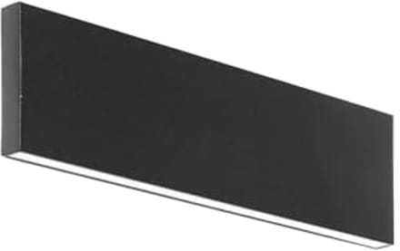 Moderne Zwarte LED Wandlamp voor Woonkamer