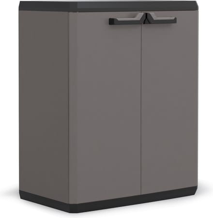 Keter Più Opbergkast - 1 plank - 39x68x83cm - Donkergrijs/Zwart