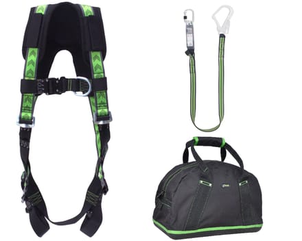 Kratos complete set valbeveiliging standaard-plus - Leeflijn band 1,8m - Maat S-L