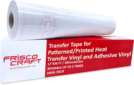 Herbruikbare Transfertape voor Warmte Overdracht Vinyl (HTV) - Hoge Kleefkracht en Transparant