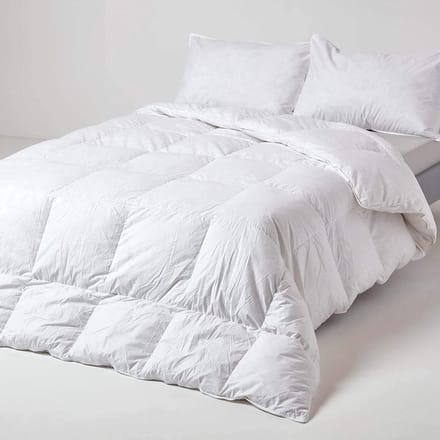 Homescapes Extra Warm Donzen Winterdekbed 200x200 cm – Eendendons & Veren – Warmteklasse 1 – OEKO-TEX® & RDS Gecertificeerd