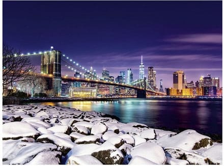 Ravensburger puzzel Winter in New York - Legpuzzel - 1500 stukjes