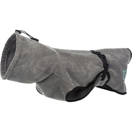 Trixie Bathrobe for Honden terry cloth XL: 75 cm Grijs