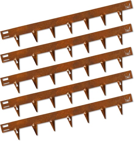 Core Edge - Cortenstaal borderrand - 5 x 1m