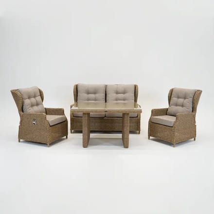 Ibiza loungeset rattan 4dlg