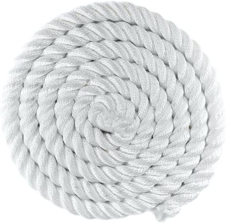 Sterk Wit Gedraaid Nylon Touw 25mm x 30 Meter - Multifunctioneel Utility Lijn