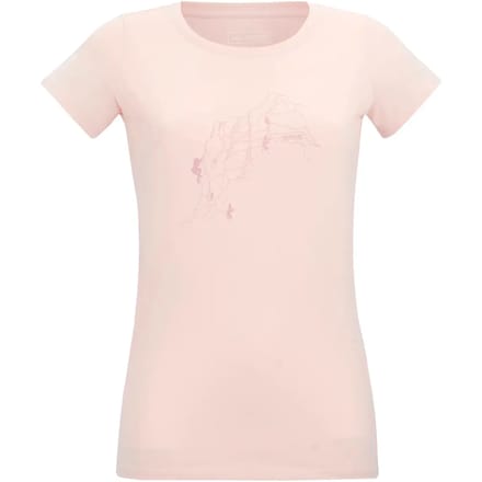 Dames T-shirt met korte mouwen en grafische print
