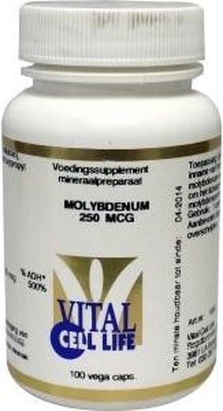 Vital Cell Life Molybdenum 250 mcg