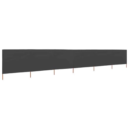 vidaXL - Windscherm - 6-panelen - 800x120 - cm - stof - antraciet