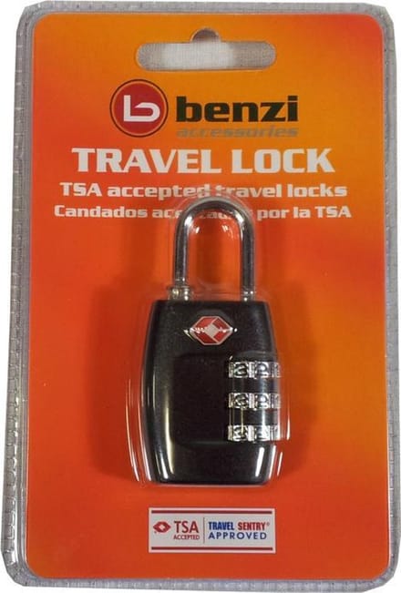 Benzi TSA cijfer-slot zwart TSA-003
