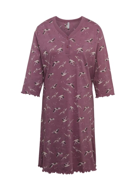 Katoenen pyjama met knoopsluiting - bessen / gedess. - Gr. 24/25 van Goldner Fashion