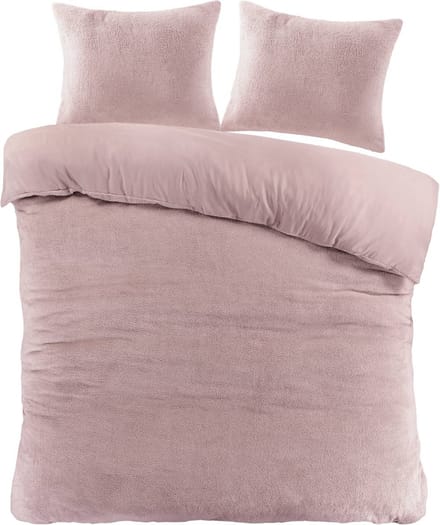 Papillon Teddy Dekbedovertrek Billy - Lits-Jumeaux - 240x200/220 cm - Roze