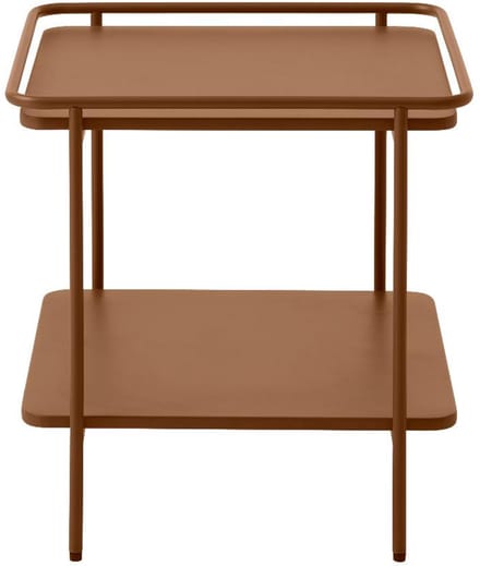 Nordic Home - Millie bijzettafel 45x45 cm - terracotta