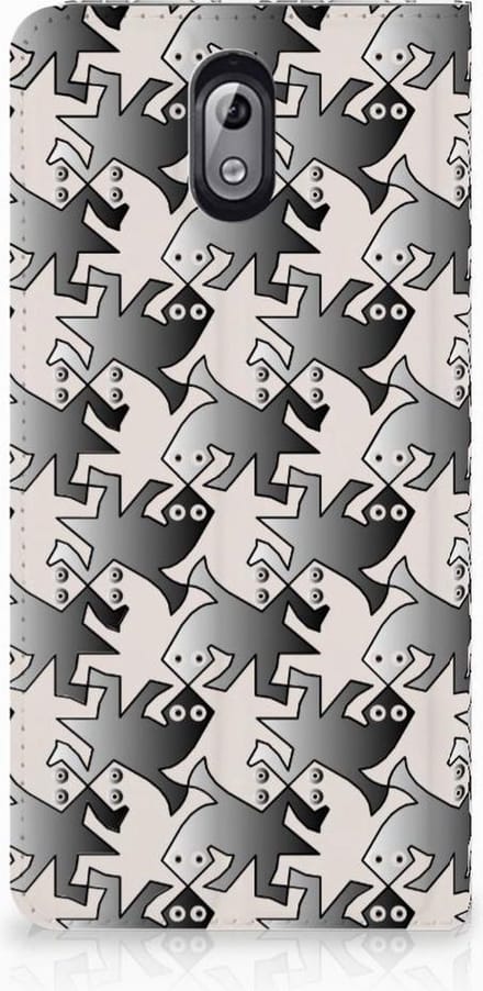 Nokia 3.1 (2018) Hoesje maken Salamander Grey