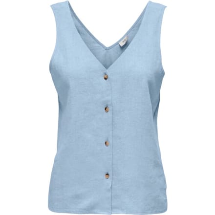 Jacqueline de Yong Say s/l linen v-neck top