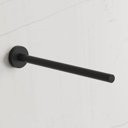 Kronenbach Lima 2.0 Black towel rail 1-arm 33 cm, rigid 29.200.075.5005