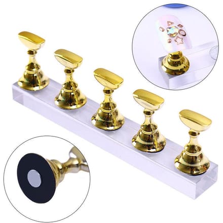 Nagel Oefenstandaard Basis Display Houder Nail Art Presentatie Rek Manicure Tool