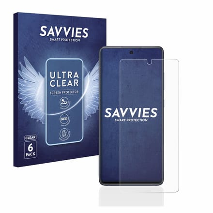 Savvies - Screenprotector voor Samsung Galaxy S20 FE 5G - Folie Beschermfolie transparant 6 Stuks