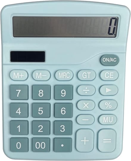Desktopcalculator met 12 digitale LCD-display en grote knoppen voor kantoor, thuis en school