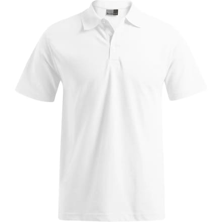 Herenpolo 'Promodoro' met korte mouwen White - S