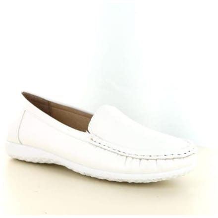 Hafjes | Witte sneaker | Leer en leren voering | Maat 46