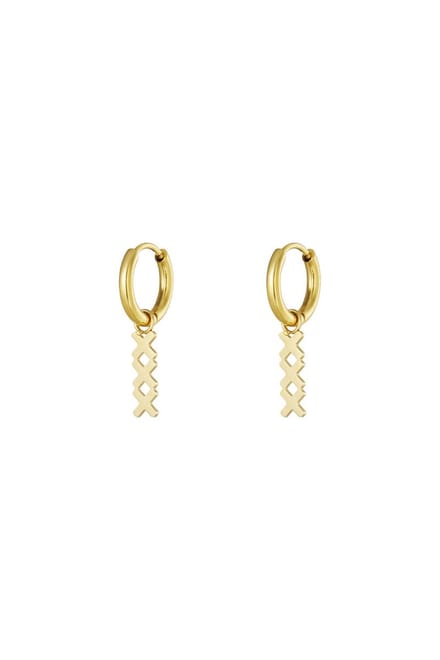 Bijoutheek Oorhangers XXX Amsterdam Goud