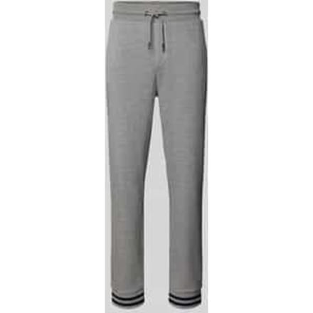 Regular fit sweatpants met labeldetail