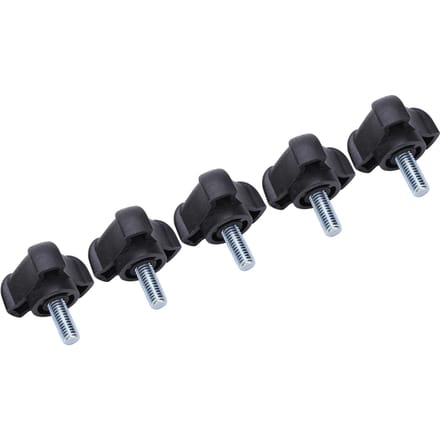 5 stuks M6 Plastic Driehoekige Kop Booghandgreep Schroeven Borgbout Bevestigingsmiddel Accessoire 15mm