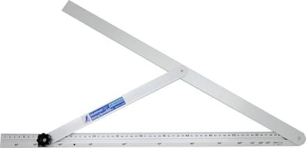 Shinwa timmermanshaak 60 cm (62662), hoekmeter, schuifmaat