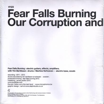 Fear Falls Burning Feat. Tim Bertilsson - Our Corruption And Emptiness (7" Single)