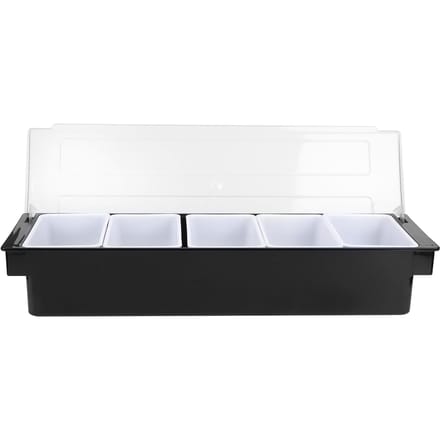 Kruidenbox met Deksel Bar Condimenthouder Fruitdoos Dispenser Melktheewinkel Accessoire5 white