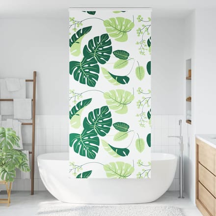 vidaXL - Doucherolgordijn - met - cassette - 100x240 - cm - stofbreedte - 96 - cm