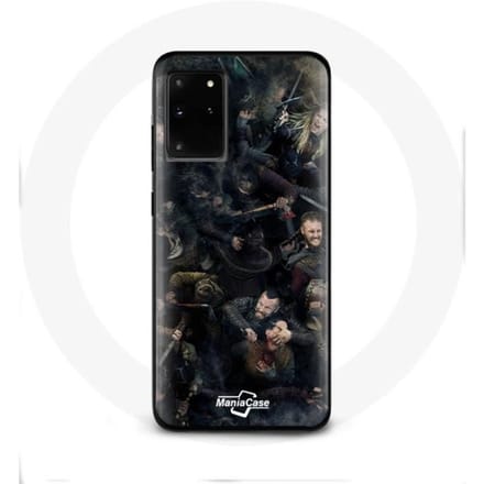 Coque pour Samsung Galaxy S11 Plus Vikings Teaser Saison 6 Affiche Personnages Art
